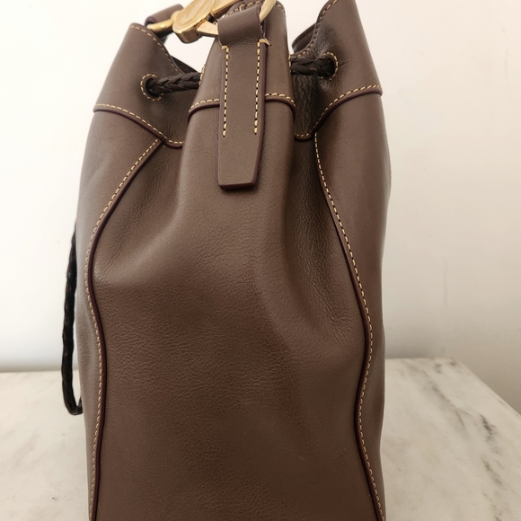 Elephant Dooney & Bourke Florentine Hattie Leather Bucket Bag & New Wallet - Picture 5 of 13